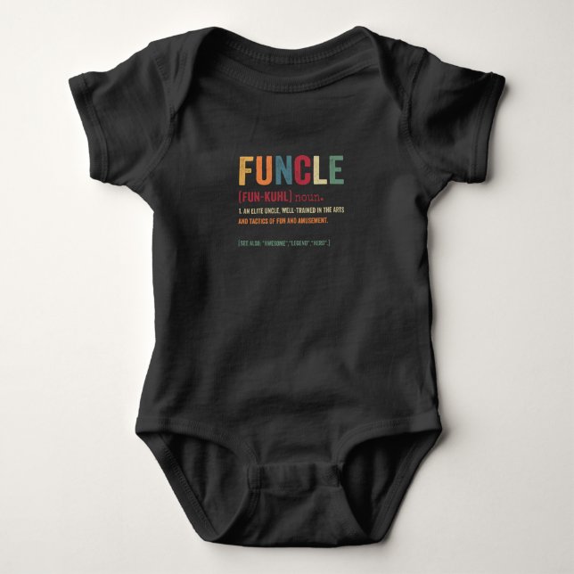 Body Funcle Funny Uncle Définition (Devant)