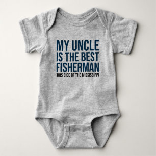Body Funny Baby Fishing Jersey Bodysuit Chemise de l'on