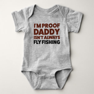 Body Funny Baby Fly Pêche Jersey Bodysuit Chemise