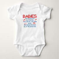 Funny Baby Qoutes Cadeau Baby Bodysuit