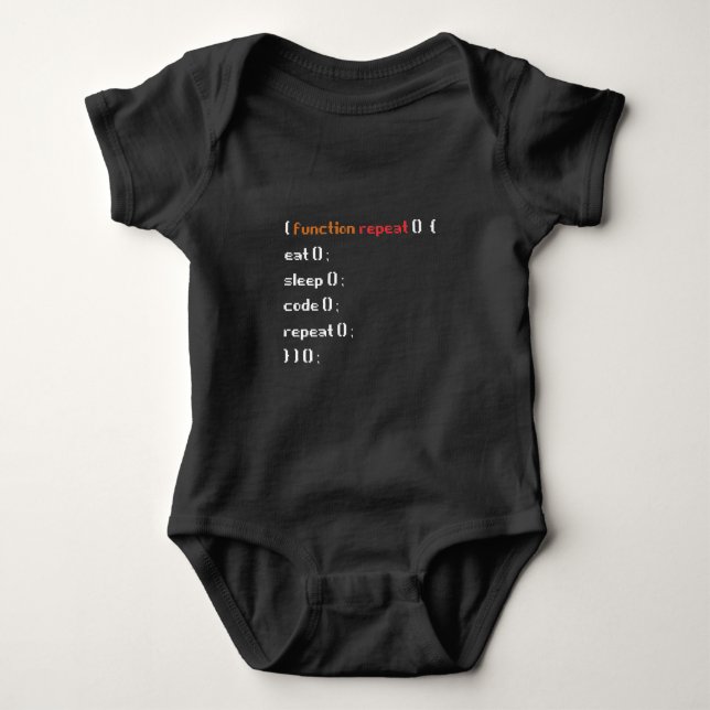 Body Funny Computer Science Coder Programmer, Fonction (Devant)