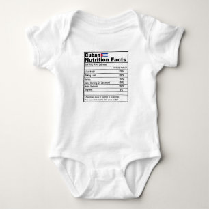 Body Funny Cubain La valeur nutritive Bébé Onsie