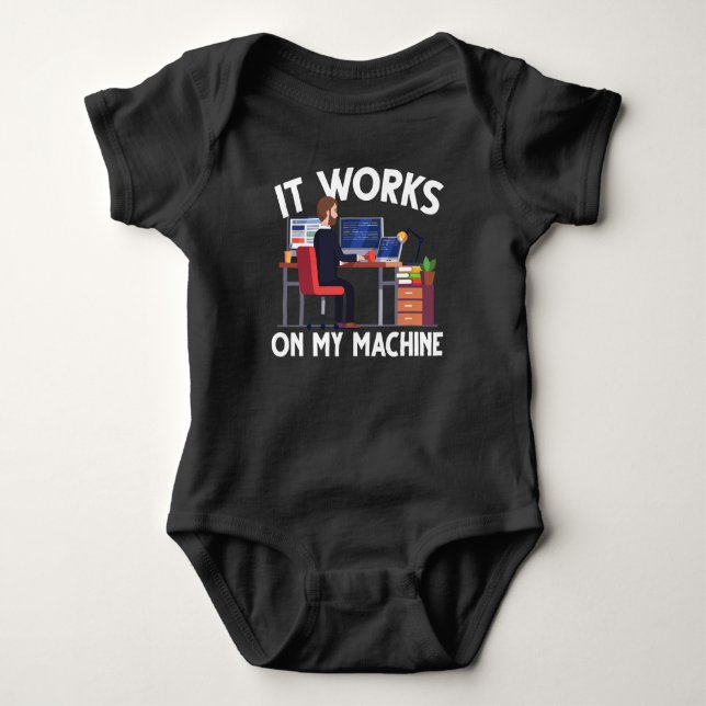 Body Funny Programmeur Informatique Coder Machine (Devant)