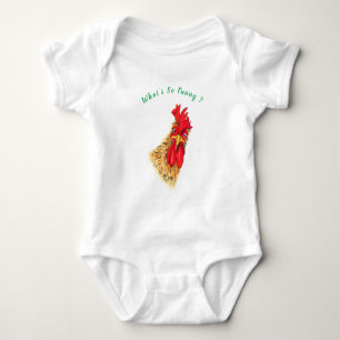 Body Funny Surprised Curious Rooster - What's So Funny