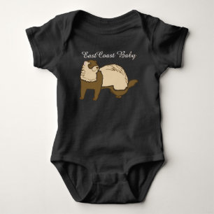 Body Furet mignon de bébé de Côte Est