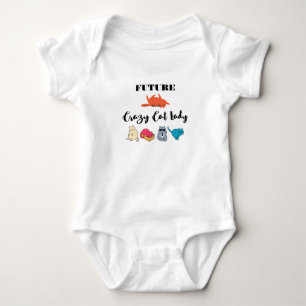 Body Futur Crazy Cat Lady - jolie illustration Kitty