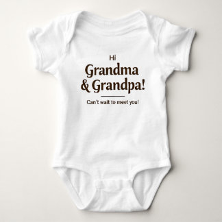 Body "Futur Grand-Bébé Bodysuit" conception simple et m