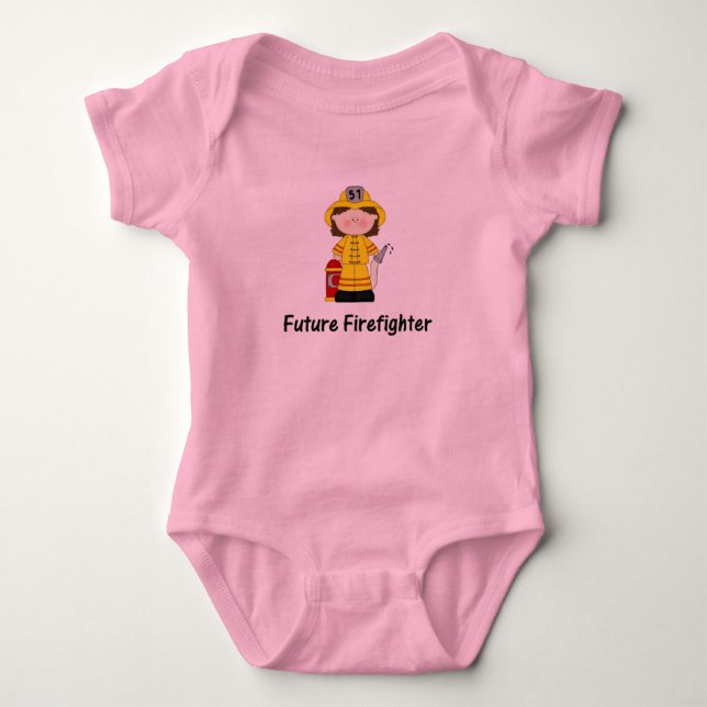 Body Futur pompier fille (Devant)