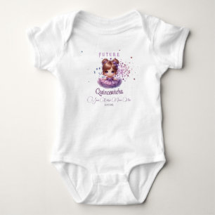 Body Futur tenue de bébé pour Quinceañera – Cadeau lila