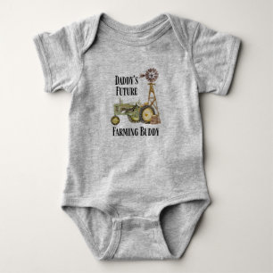 BODY FUTURE BOUDDY BÉBÉ BODYSUIT AGRICOLE