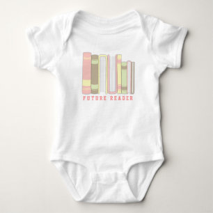 Body Future chemise drôle de pile de livre de bébé d