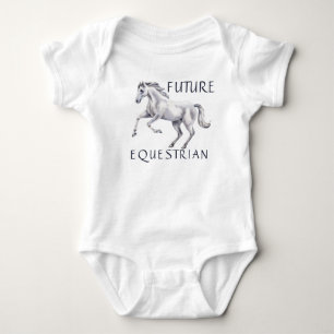 Body Future équestre avec cheval blanc