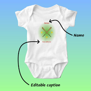 Body Future softball star texte personnalisé