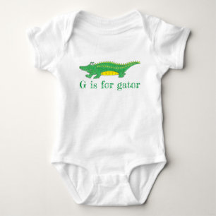 Body G est pour Gator Green Alligator Crocodile Croc