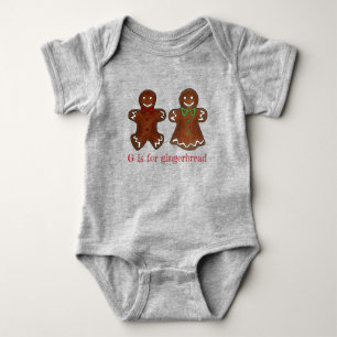 Body G est pour Gingerbread Man Lady Christmas Cookie