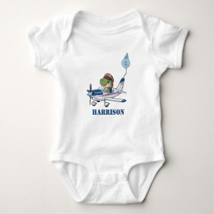 Body Garçons Mignon Avion Bleu Dinosaur Enfants 1er Ann