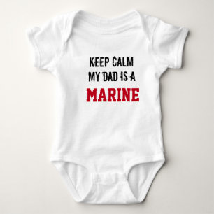 Body Gardez le calme que mon papa est une MARINE
