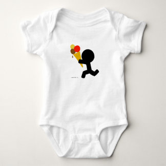Body Glace pour bébé personnage bâton