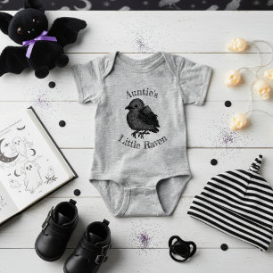 Body Gothique Petit Corbeau Noir Bébé Oiseau