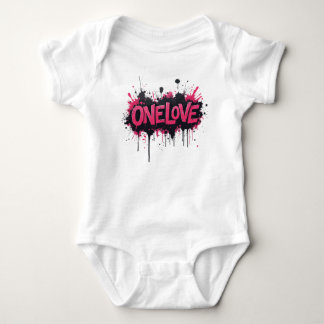 Body Graffiti rose chaud "ONELOVE"