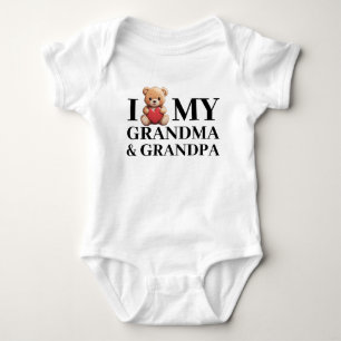 Body Grand-mère grand-père Teddy Bear Love