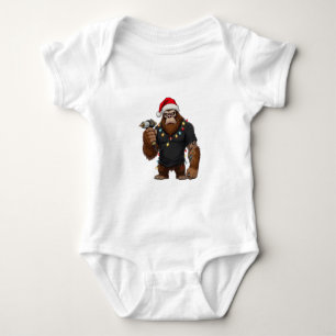 Body Grand Tatuage de Noël de Bigfoot Sasquatch Artiste
