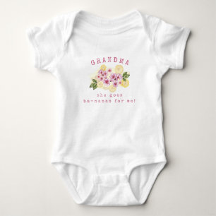 Body Grandma Banana Floral Cute Pun