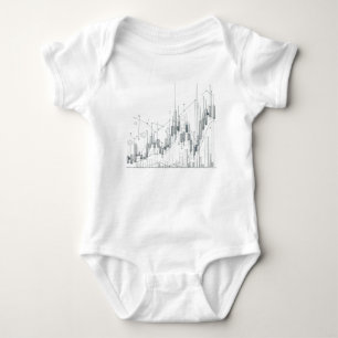 Body Graphique en chandelier noir et blanc