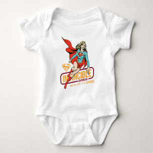 Body Graphique rétro-invincible Supergirl