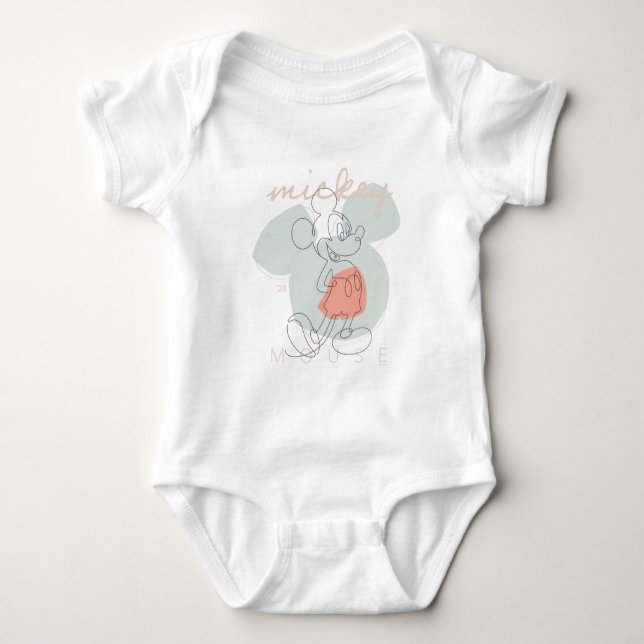Body Graphisme en ligne continue de Mickey Mouse (Devant)
