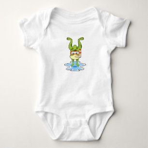 Body Grenouille à la plongée avec tuba