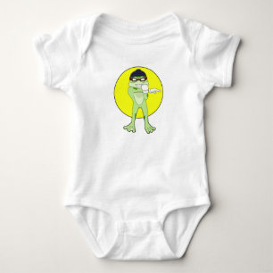 Body Grenouille avec lunettes de natation