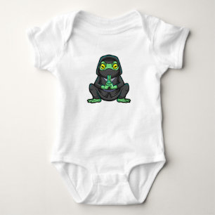 Body Grenouille comme Ninja en noir