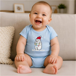 Body Gros ours d'hiver, ours blanc au chapeau de Père N
