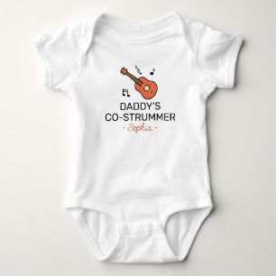 Body Guitariste Baby Shower Le Co-Grattouilleur de Papa