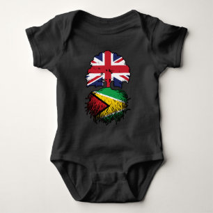 Body Guyane Guyane Britannique Drapeau des racines de l