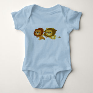 Body Habillement mignon de bébé de lions de bande