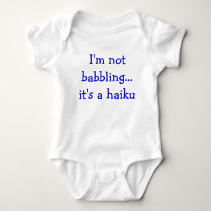 Body Haiku de bébé