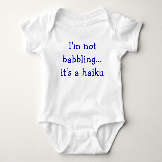 Body Haiku de bébé (Devant)