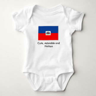 Body Haïti-drapeau, mignon, adorable et haïtien