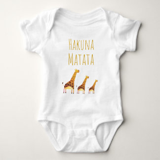 Body Hakuna Matata Cute Giraffes