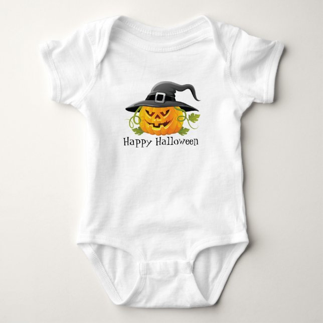 Body Halloween bébé rameper (Devant)
