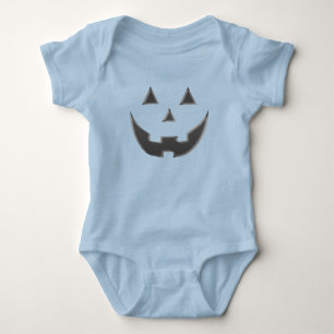 Body Halloween gris Jack-o'-lantern citrouille visage m