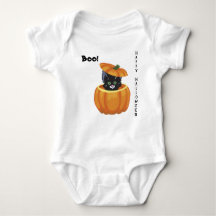 Halloween Kitten en Citrouille 