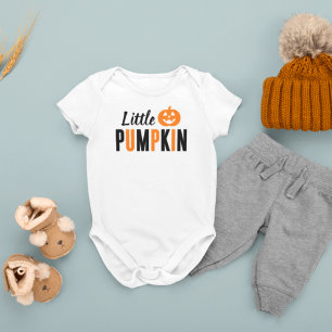 Body Halloween moderne orange et noir petit Citrouille