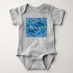 Body HAMbyWG - T-shirt - Camouflage bleu Son bien-aimé