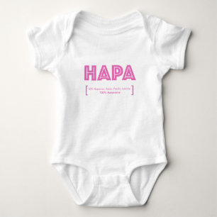 Body HAPA Pride moitié Asiatique Pacifique