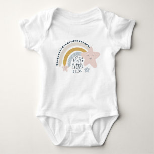 Body Hello Little One Watercolor Rainbow