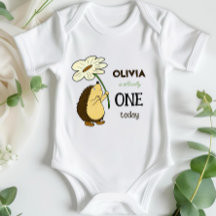 Hérisson avec fleur