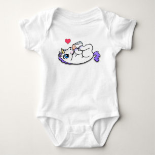 Body Heure du repas de licorne de bébé - pourpre